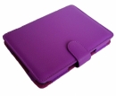 Kindle 4 Folio Leather Case With Magnetic Clasp Purple Colour